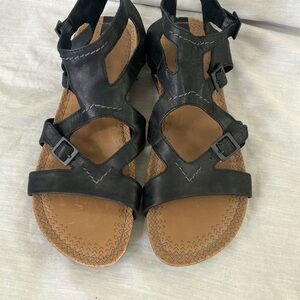 Black Strappy Sandals